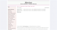 Desktop Screenshot of maerchen-welt.eu