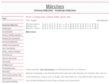 Tablet Screenshot of maerchen-welt.eu